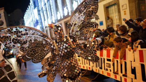 Cabalgata de Reyes Magos en Ourense.