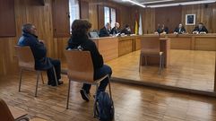 Los condenados, en el juicio celebrado el pasado mes de marzo en Lugo