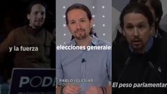 En el vdeo de Podemos no hay planos de Errejn ni del resto de los fundadores