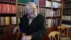 Gonzalo Celorio, en una imagen tomada hace unos das en su casa de Mxico.