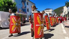 Im�genes de la renacida fiesta romano-castre�a de Quiroga
