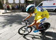 Gustavo C�sar Veloso repiti� ayer en Viseu su segundo puesto de la pr�logo del 2014. 