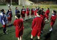 Las jugadoras unionista se sobreponen a sus lesiones. 