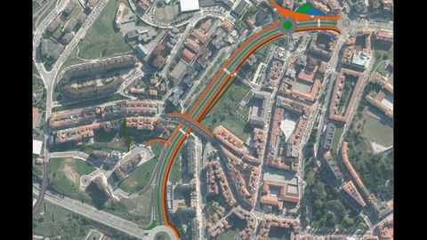 Propuesta del PSOE para la Ronda Sur de Oviedo