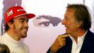 Di Montezemolo con Fernando Alonso