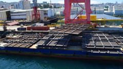 El astillero forj� 204 toneladas de estructuras para BalWin2, un proyecto de energ�a mar adentro.