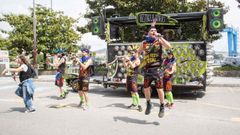 El grupo gallego en otra fiesta