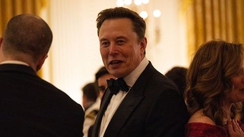 Elon Musk, en la cena de Washington