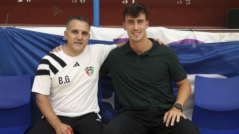 Bruno y Nacho Garc�a, dos ferrolanos en la selecci�n de Kuwait.