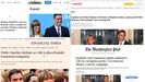 Portadas de peri�dicos internacionales