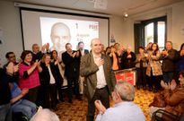 Augusto Rey durante la presentaci�n de su candidatura a las pasadas elecciones de mayo. 