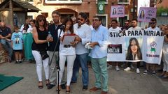Concentraci�n de repulsa por el crimen de Miriam Vallejo