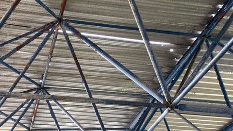 Chapas cubierta de A Malata.