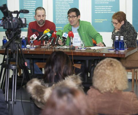 De izquierda a derecha Walter Torr�n, Marcos Bourio y Elena Mosquera. C.C.