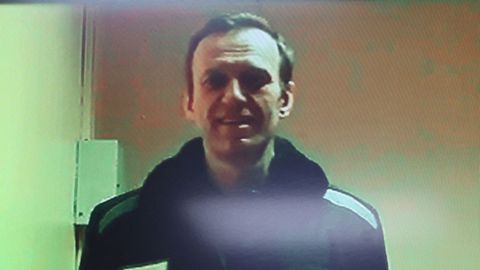 El opositor ruso Alexei Navalni, encarcelado por el r�gimen de Putin