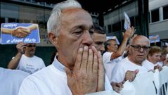 La marcha y la concentraci�n en apoyo al carball�s Jos� Mato, en im�genes