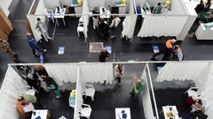 Vacunaci�n masiva del covid-19 en Expocoru�a