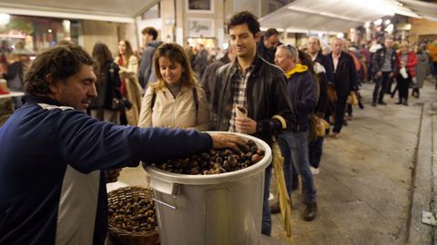 Festa do magosto en Ourense