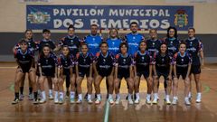Equipo del Ourense Envialia de Primera Divisi�n de f�tbol sala.