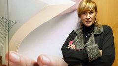 A escritora Bego�a Caama�o, a quen este ano se dedica o D�a das Letras Galegas.