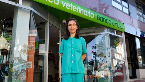 Magally Santos, veterinaria de la Clínica Santa Cruz.