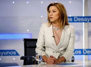 De Cospedal, ayer durante su entrevista en TVE.