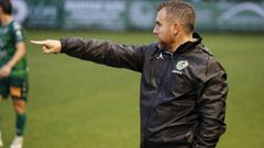 Javi Rey, entrenador del CD Arenteiro.