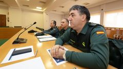 Representantes de la Guardia Civil en la ltima Xunta Local de Seguridade