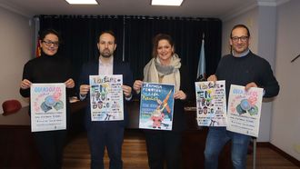 El alcalde de Lousame present� el programa de actividades junto a la concejala y a los t�cnicos de Cultura