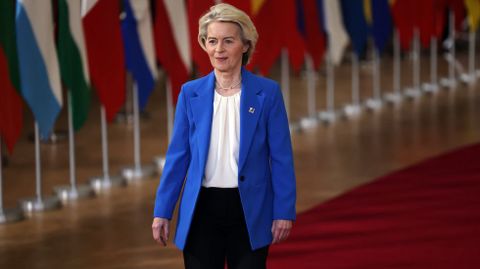 La presidenta de la UE, Ursula von der Leyen