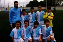 Equipo del Compostela de la categor�a sub 11.