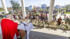 Domingo de Ramos en Carballo, en imaxe de arquivo
