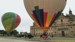 Primer viaje en globo organizado en la Ribeira Sacra por la empresa Viento Zero, ahora denunciada por estafa
