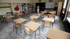 Colegio Ponte dos Brozos, en Arteixo, donde se registran dos positivos