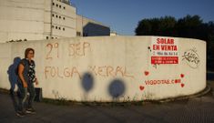 La parcela fue cerrada con un muro tras servir largo tiempo como aparcamiento p�blico. 