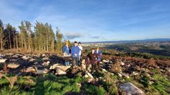 Alumnos del colegio de San Lourenzo de Lugo que participan en las actividades de Voz Natura