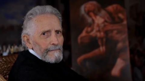 El pintor &Aacute;ngel Barros