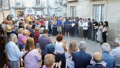 Concentraci�n en apoyo a Ceuta en Sarria