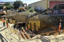 Las obra del saneamiento han elevado el nivel de ocupaci�n en la construcci�n. 