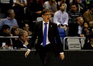 Moncho Fern�ndez, en un momento del partido en M�laga.