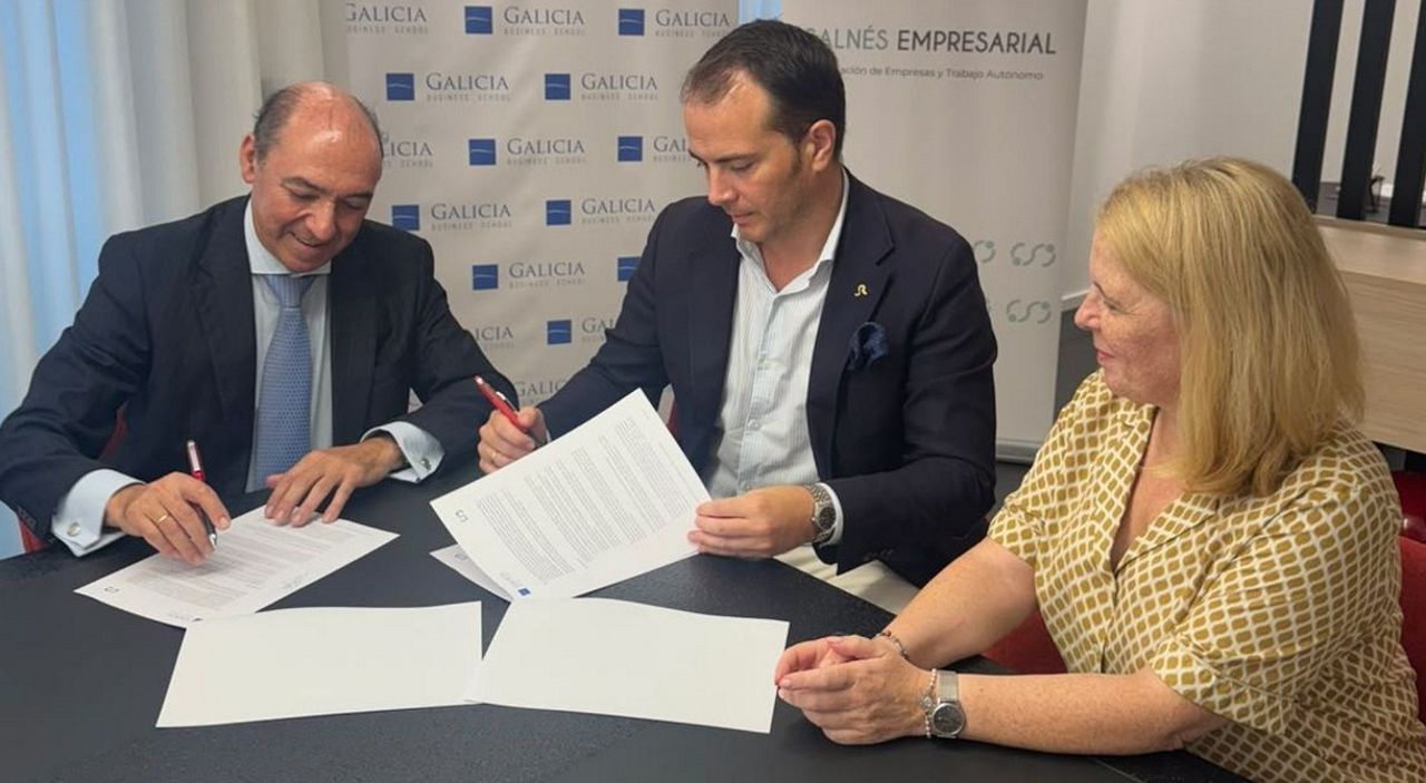 Salnés Empresarial sella una alianza con Galicia Business School