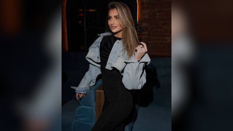 Belaya, en uno de sus posados en redes sociales para sus seguidores.