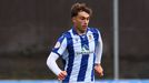 Mikel Goti, con la Real Sociedad