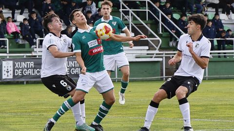 El Coruxo desarbol� por completo a un filial burgal�s que dio muchas facilidades.