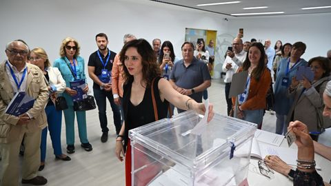 La presidenta de la Comunidad de Madrid, Isabel Daz Ayuso.