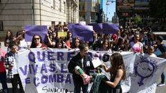 Los estudiantes gallegos protestan por la sentencia a La Manada