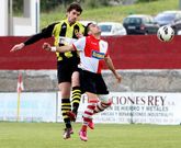 Hugo se vio notablemente mermado durante el encuentro por el esguince de rodilla.
