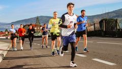 Una veintena de corredores participaron en la Kedada de la Sin-Son.