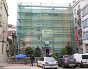 El edificio de San Amaro. 