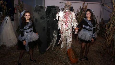 exposici�n de calabazas y baile de la asociacion Alfaia, FIESTA DE HALLOWEN 